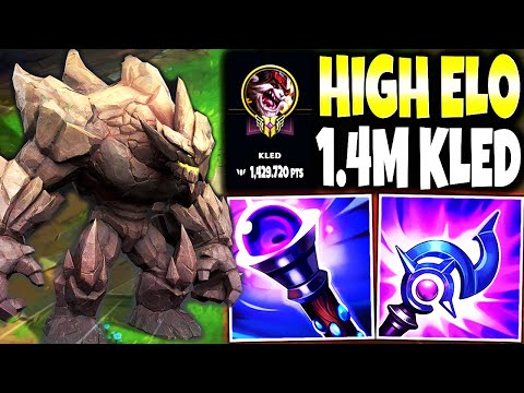 A 1.4m Mastery High Elo KLED MAIN vs my MAX AP PEN MALPHITE BUILD 🔥 LoL Top Malphite s13 Gameplay