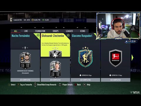 Castro1021 Reacts To NACHO & ZINCHENKO SHOWDOWN SBC - FIFA22 ULTIMATE TEAM!
