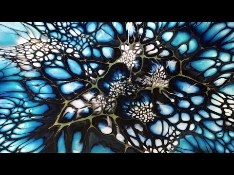 #266. By request—blue & gold blooms! / bloom technique / flip and lip / cell activator