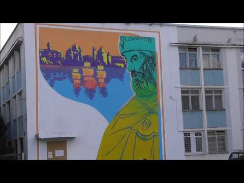 Граффити в Великом Новгороде, возле университета Ярослава Мудрого