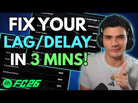 BEST FC 26 PC SETTINGS TO FIX FPS STUTTERS, LAG, AND INPUT DELAY IN JUST 3 MINS! 🛠️