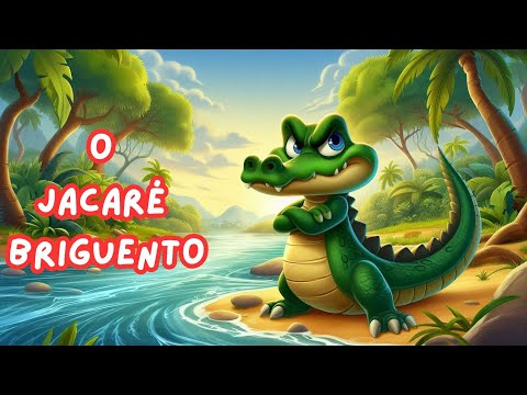O JACARÉ BRIGUENTO - História Infantil | #historiainfantilparadormir #historinha #livrosinfantis