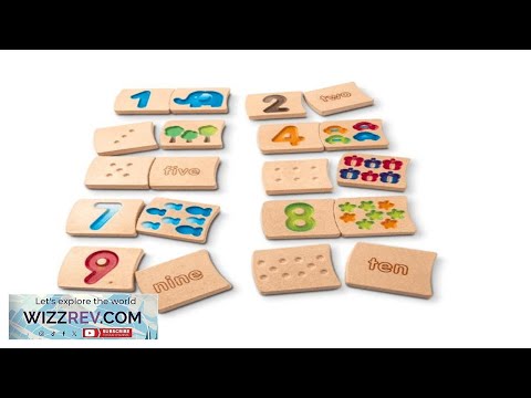 Plan Toys Wooden Number 1-10 Tiles Set Review