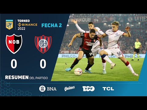 #TorneoBinance | Fecha 2 | resumen de Newell’s - San Lorenzo