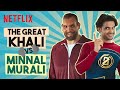 Minnal Murali Making Of A Superhero Ft The Great Khali Tovino Thomas Netflix India