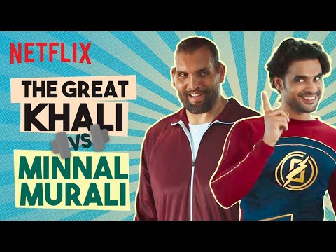 Minnal Murali: Making of a Superhero ft. The Great Khali | Tovino Thomas | Netflix India — Minnal Murali