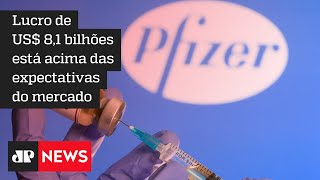 Pfizer multiplica ganhos por seis com vendas de vacinas contra Covid-19