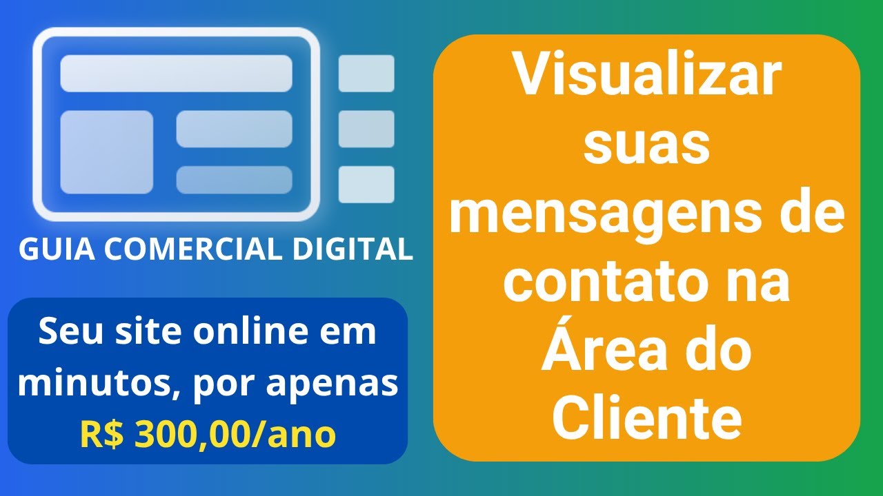 Como visualizar mensagens de contato do site na Área do Cliente (passo a passo)