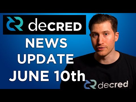 Decred bi-Weekly News Update - June 10th, 2020