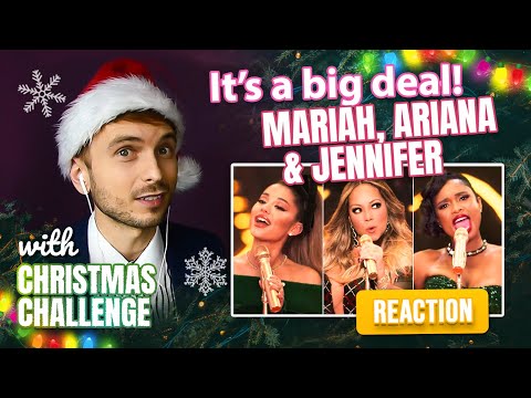 Vocal Coach YAZIK reaction to Mariah Carey - Oh Santa! ft  Ariana Grande, Jennifer Hudson