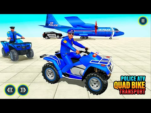 Transporting Quad Bike in Cargo Plane - Police 🚓 Transporter Simulator - Android Gameplay