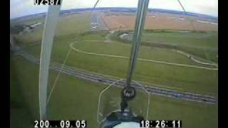 preview picture of video 'Approach and landing in with crosswind 02 Abbeville. G-KEVS'