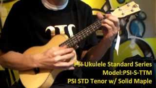 PSI Ukuleles Standard Series - PSI Tenor w/ Flamed Maple (Sound Demo with Fly me to the Moon)