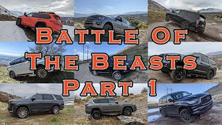 Battle of the Beasts Part 1: Expedition, Sequoia, Tahoe, QX80, LX600, Escalade, Armada, Land Cruiser