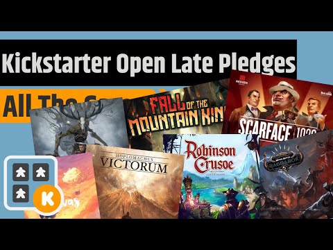All The Late Pledges - The Witcher, Scarface, Robinson, Hoplomochos, Canvas & More!!!