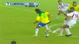 Ronaldinho & Juninho Pernambucano Show for Brazil 2005 ( United Arab Emirates vs Brazil )