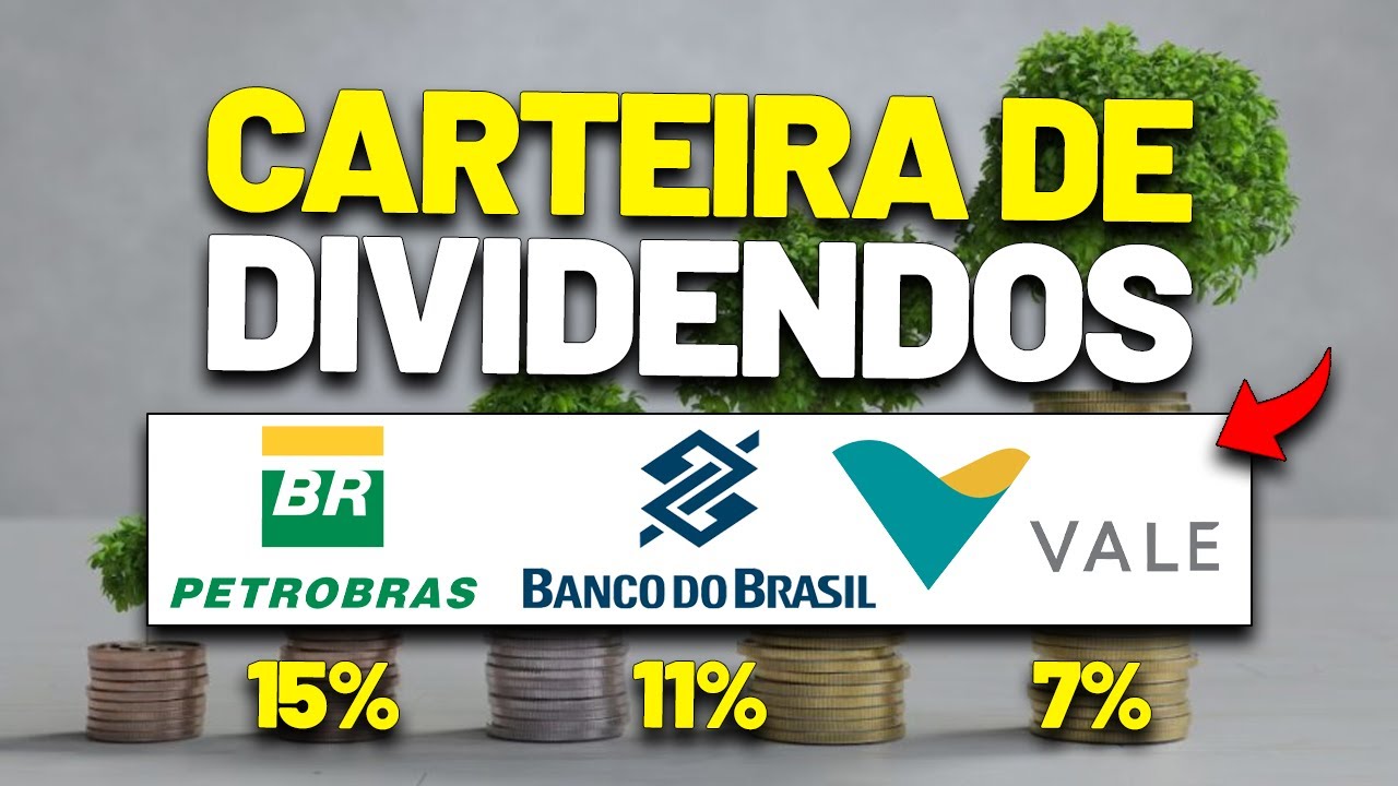76% DE YIELD EM POUCO TEMPO? CARTEIRA DE DIVIDENDOS: PETROBRAS, BANCO DO BRASIL, VALE e MAIS