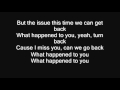 What Happened To You - Usher (Lyrics)