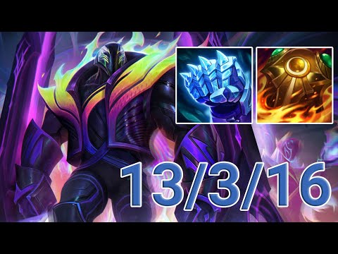 INSANE K'Sante Mid VS Qiyana | KR Challenger Patch 13.9