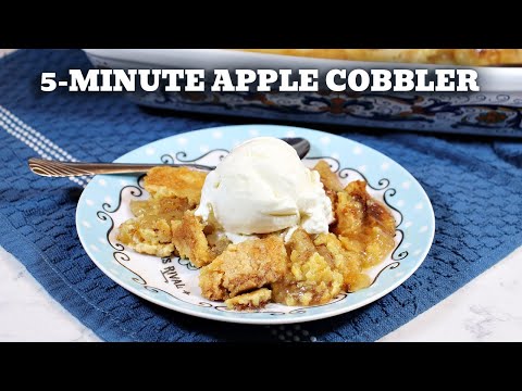 I Made Apple Cobbler with Just 3 Ingredients… 🍎