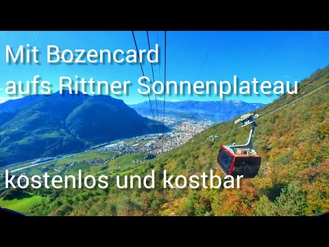 Mit Bozencard aufs Rittner Sonnenplateau - kostenfrei und kostbar (Südtirol)