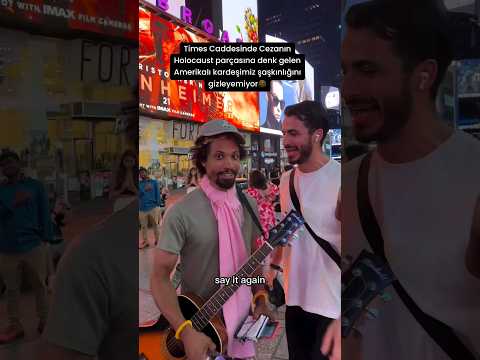 📽️New York Times Meydanında "Ceza-Holocaust" Şarkısına Denk Gelen Amerikalı #trending #shorts