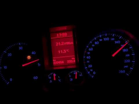 Golf 5 2.0TDI 4motion test 30-180 KM/H