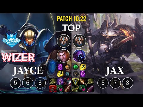 hyF Wizer Jayce vs Jax Top - KR Patch 10.22