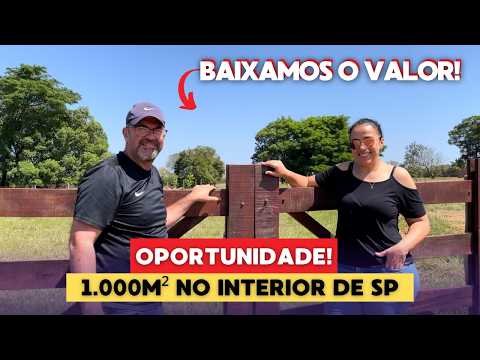 VALOR BAIXOU! TERRENO À VENDA NO INTERIOR DE SP | UBIRAJARA/SP