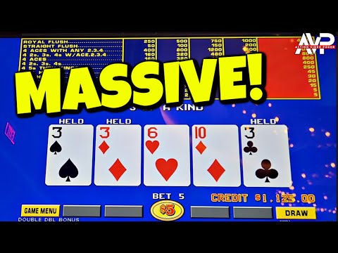 MASSIVE Unexpected Jackpot on Video Poker in Las Vegas - Featuring Black Dragon!