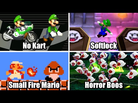 The Craziest Glitches in Mario Games