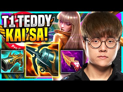 TEDDY IS SO CLEAN WITH KAI'SA! - T1 Teddy Plays Kai'Sa ADC vs Jhin! | Preseason 11