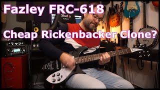 Video thumbnail for Fazley FRC618BK Rickenbacker clone by Bart Dietvorst