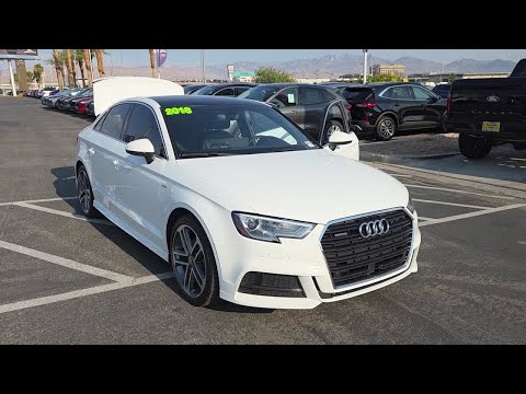 2018 AUDI A3 SEDAN 2.0 TFSI Premium Plus quattro AWD Las Vegas, Centennial Hills, Henderson, St...