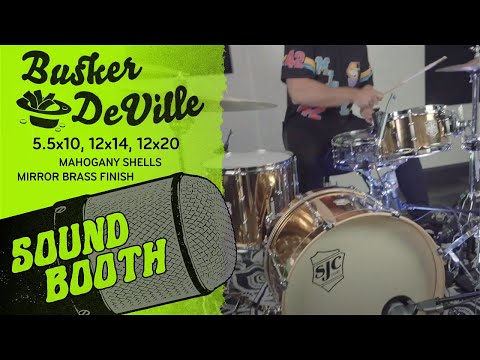 Busker DeVille Compact Kit Sound Booth Feature! | SJC Custom Drums