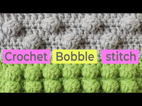 Crochet easy bobble stitch