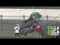 Kyle Larson flips on final lap in chaotic multi-car wreck