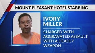 Man stabbed in back at Mount Pleasant Holiday Inn; suspect in custody