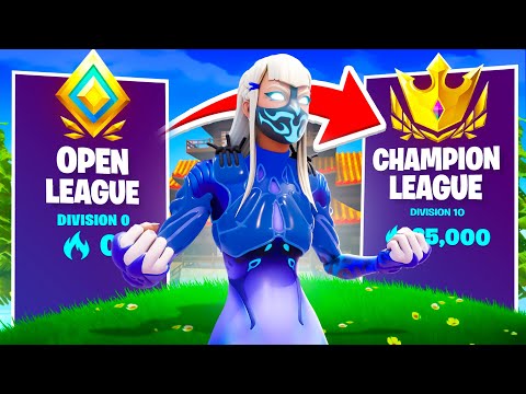 Grinding Arena to CHAMPIONS LEAGUE in Fortnite Season 2!