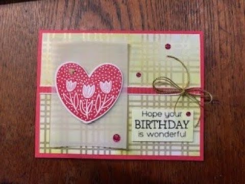 Hooray for Surprises & Most Adored DSP birthday card