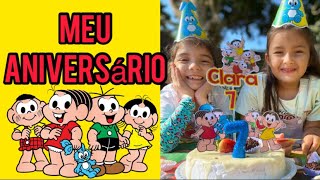 Clarinha faz 7! Meu aniversrio da turma da Mnica.