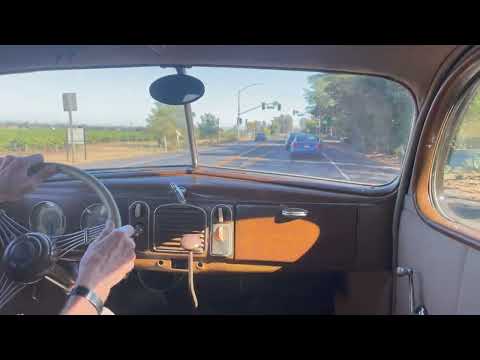 1938 Ford Fordor Driving