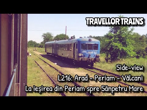 Linia 216: Arad - Periam - Vălcani | La ieșirea din Periam spre Sânpetru Mare (Side-view)