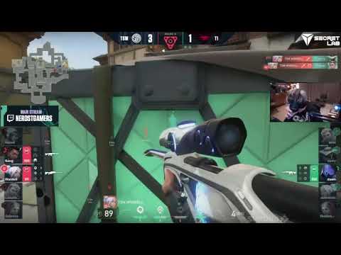 Shroud  Reacts To  TSM  Vs  T1 !! MAP 3 !! VCT Challengers 2 main event