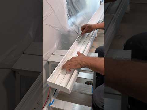 НОВИНКА🔥 Усовершенствованный карниз для натяжного потолка #visp #натяжныепотолки #ремонтквартир