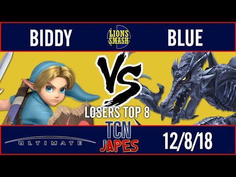 TCNJapes: The Finale - Biddy (Young Link) vs LoF | Blue (Ridley) - SSBU Losers Top 8