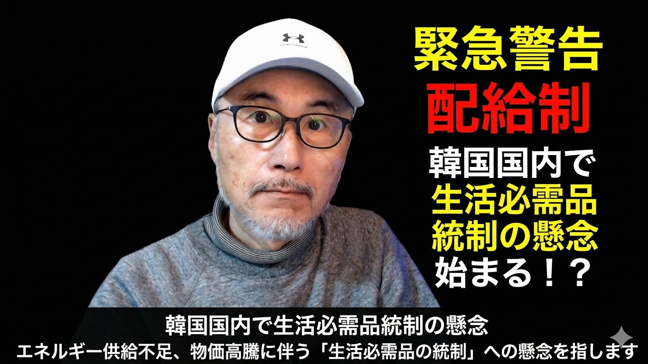 南朝鮮全体主義共産国家石油配給制　生活必需品の統制　イジェミョン政権の崩壊がはじまる