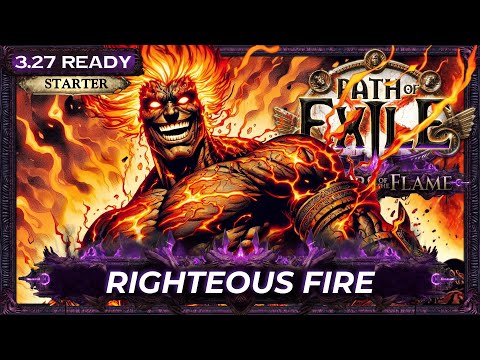 [PoE 3.27] LEAGUE STARTER BUILD - RIGHTEOUS FIRE BUILD - KEEPERS OF THE FLAME - PoE Builds