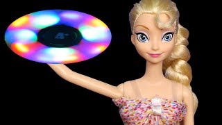 Glow in the Dark Spinners ! Elsa &amp; Anna toddlers - Fidget Spinner