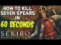 SEKIRO BOSS GUIDES How To Easily Kill Seven Ashina Spears In 60 Seconds